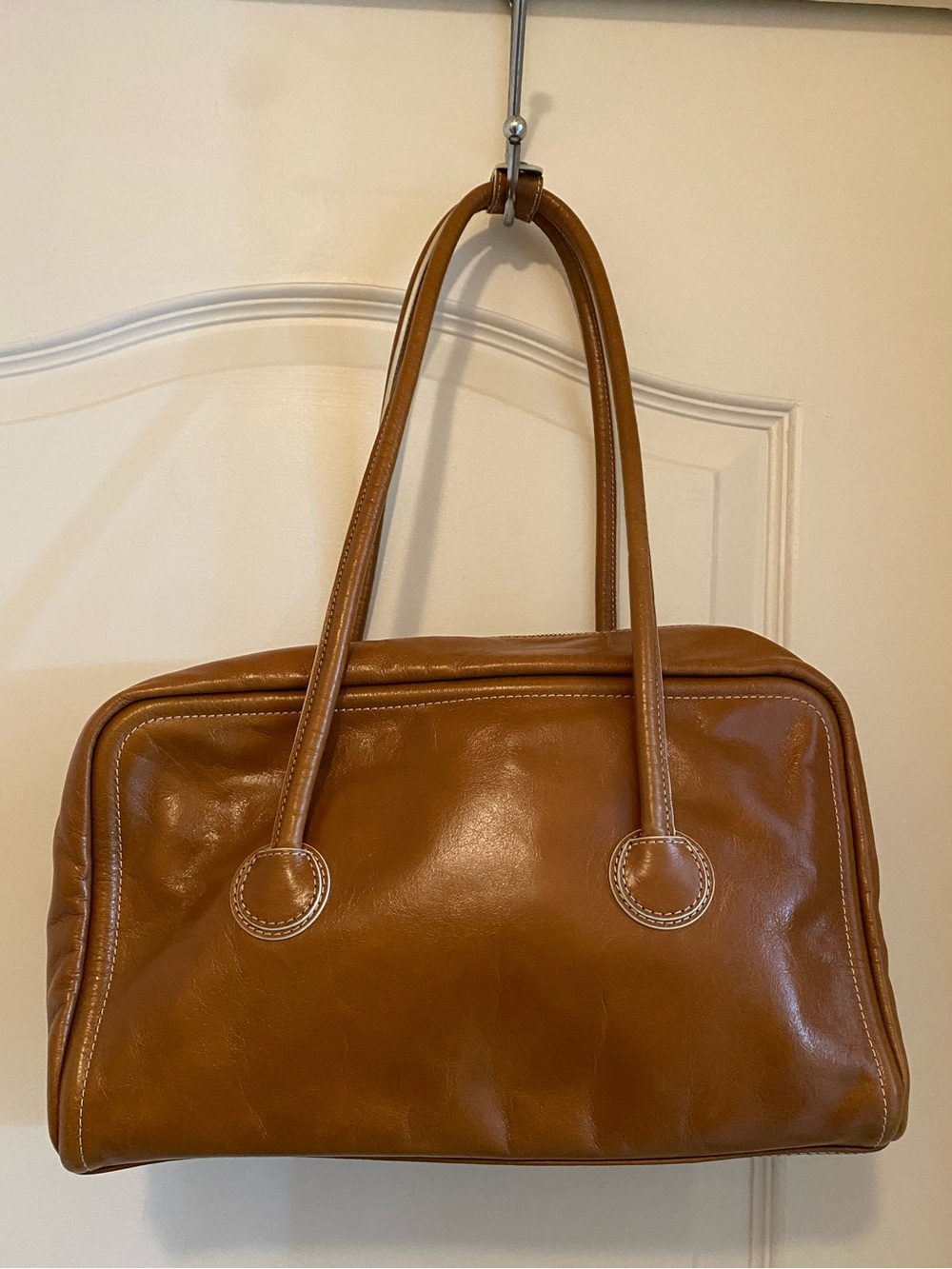 Like New Marge Sherwood brown Soft Boston bag - Picture 4 of 12